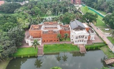 Historic Bara Sardar Bari zamindar mansion in Sonargaon Bangladesh showcasing colonial era architecture and heritage building