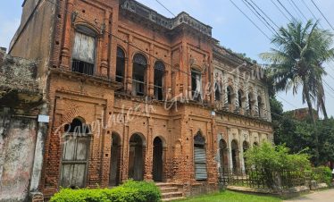 Historic abandoned buildings of Panam City Sonargaon Bangladesh showing old merchant quarter and colonial era architecture