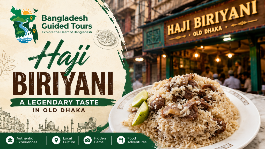 Authentic Haji Biriyani served in Old Dhaka, Bangladesh – A legendary traditional biryani experience